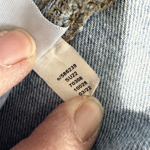 Ann Taylor Loft Jeans The Wide Leg Sz 6 Cropped High Rise Fishermancore Hippie - Picture 8 of 12